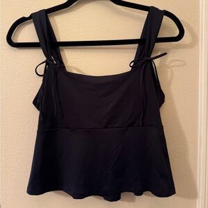 Black Sleeveless Top